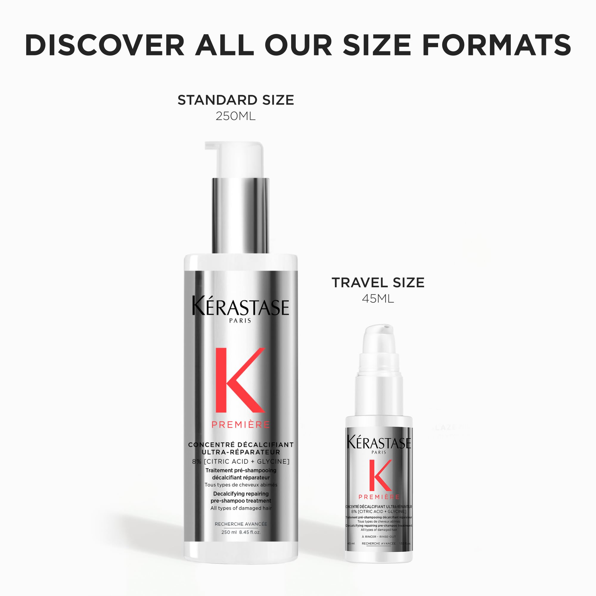 Kerastase Première Repair Pre-Shampoo, ideal para cabello con acumulación de calcio.