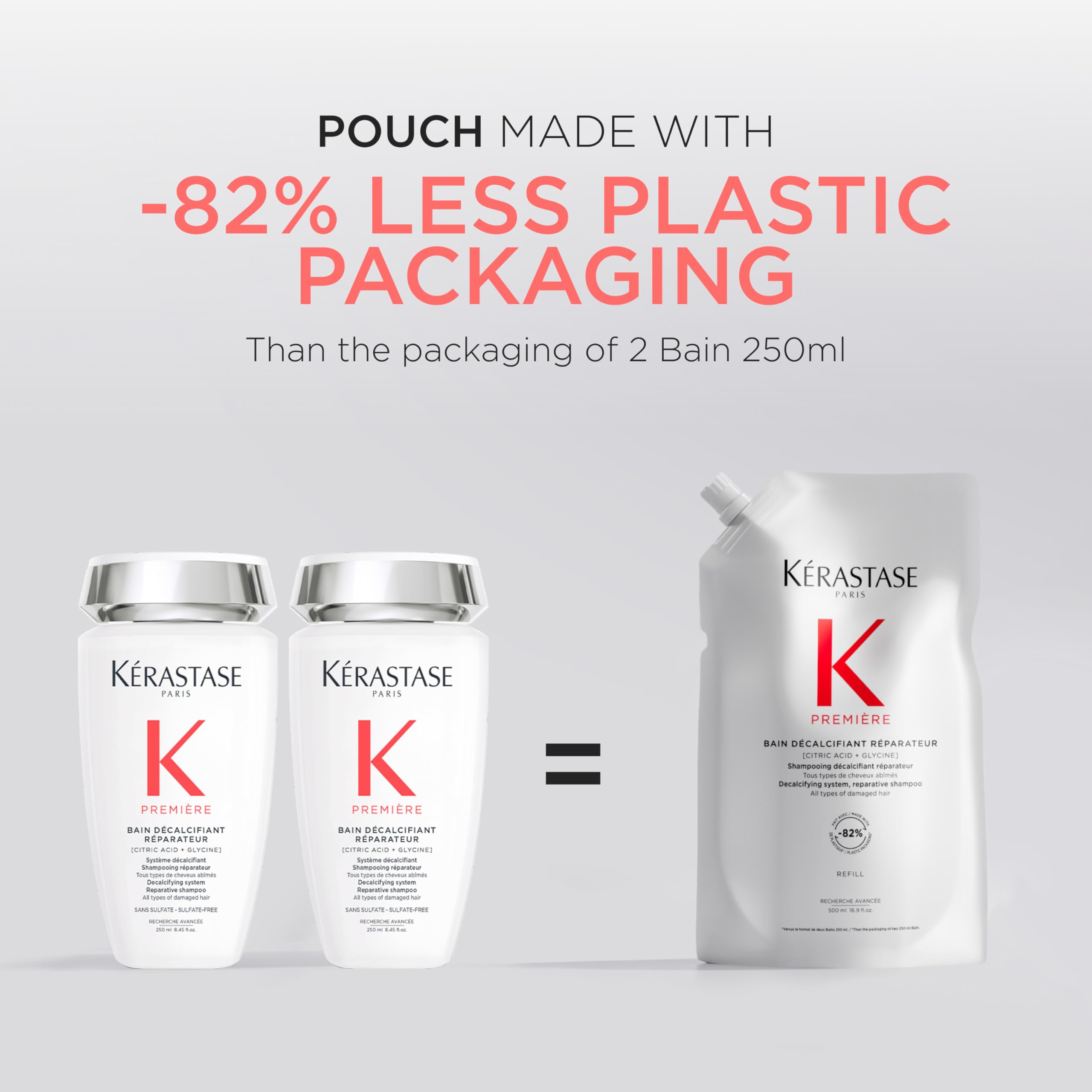 Kerastase Premiere sin sulfatos, espuma rica que limpia sin irritar el cuero cabelludo.
