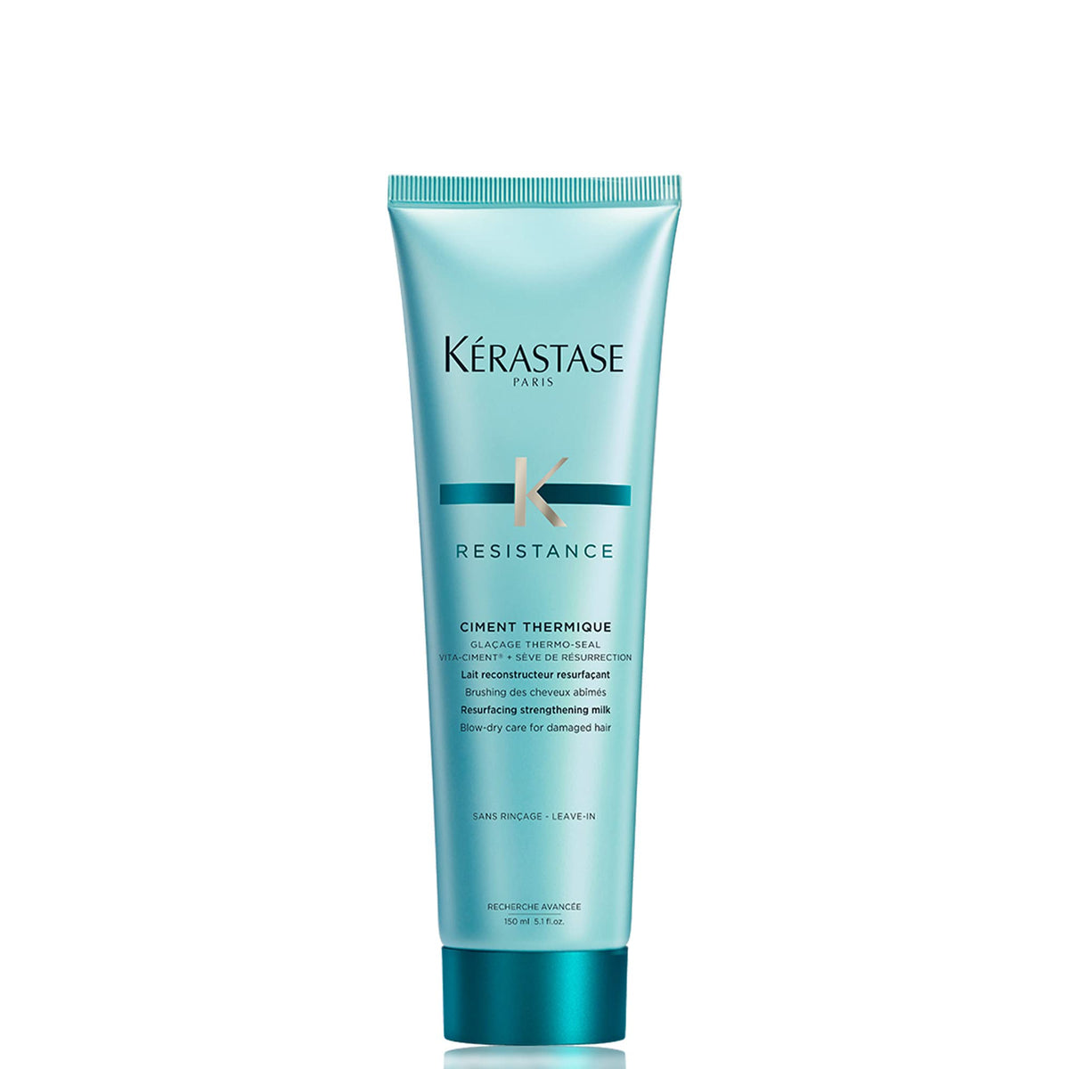 KÉRASTASE Resistance Ciment Thermique: botella destacando protección térmica.