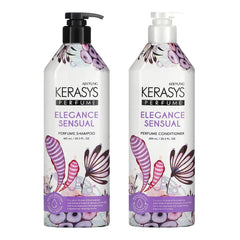Kerasys Elegancia Sensual Champú botella, aroma suave para uso diario.