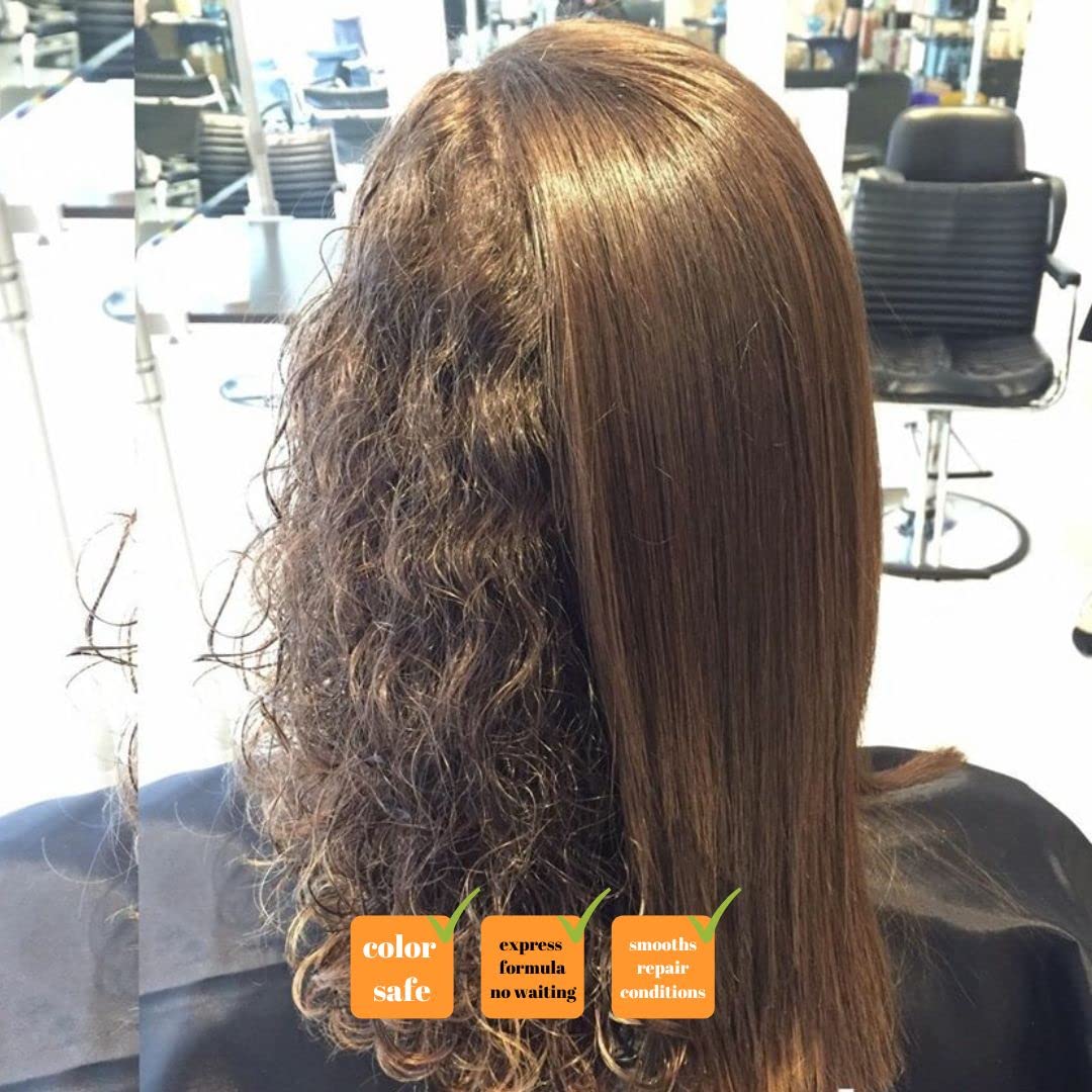 Kerazon Professional cabello brillante despues del tratamiento