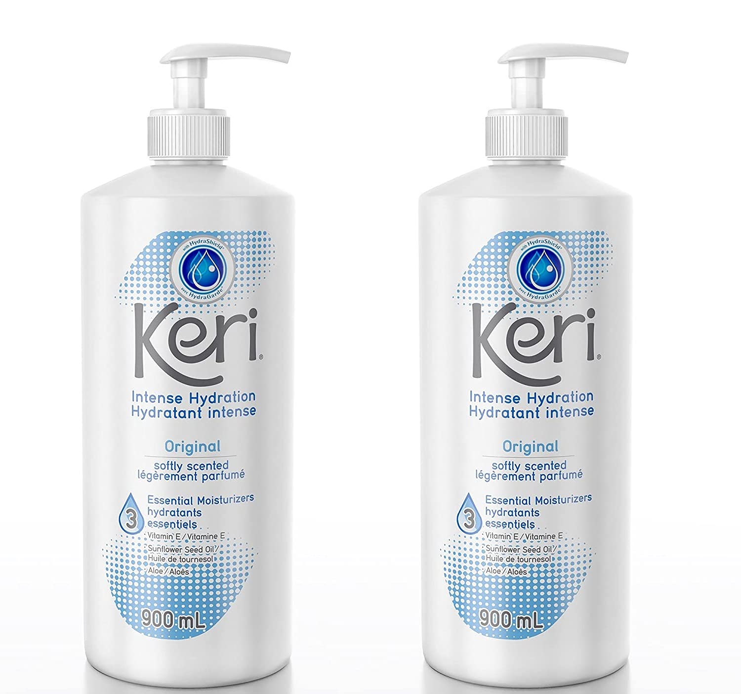 Aplicación de Keri Lotion Original en manos para piel suave