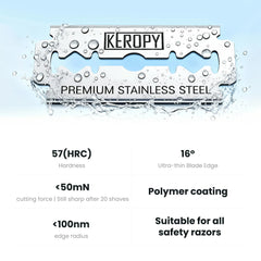 Keropy 100, diseño de piel inteligente, reduce irritación para piel sensible.