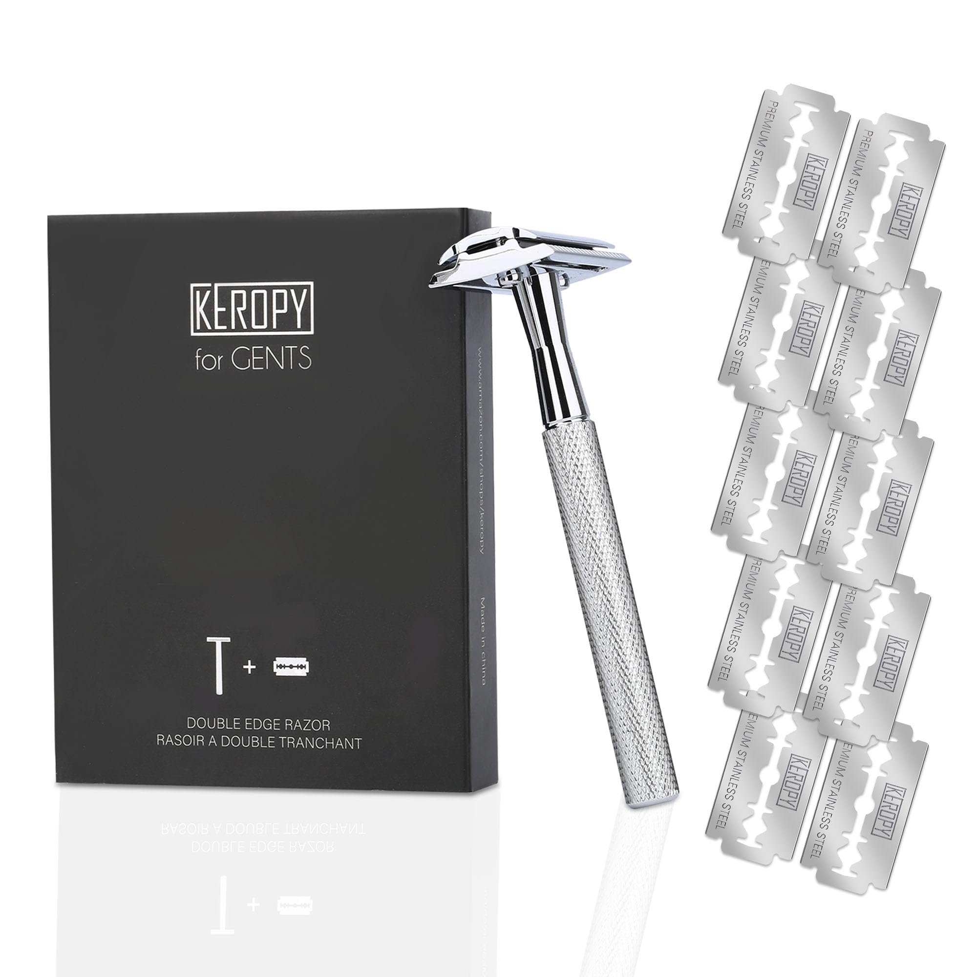 Uso diario cómodo con Keropy para un afeitado seguro.