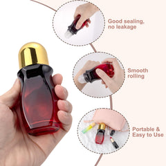 Kesell rodillo vidrio 50ml para perfume y aceites esenciales, uso diario.
