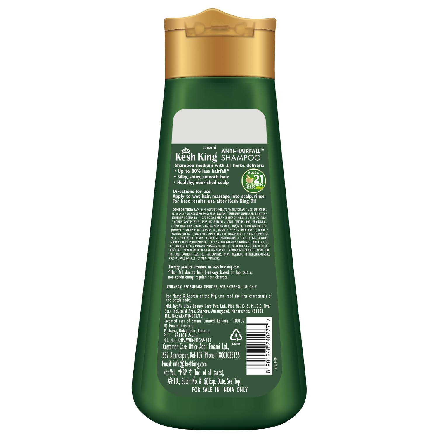 KESH KING Champú uso diario: rutina sencilla para cabello limpio y nutrido.