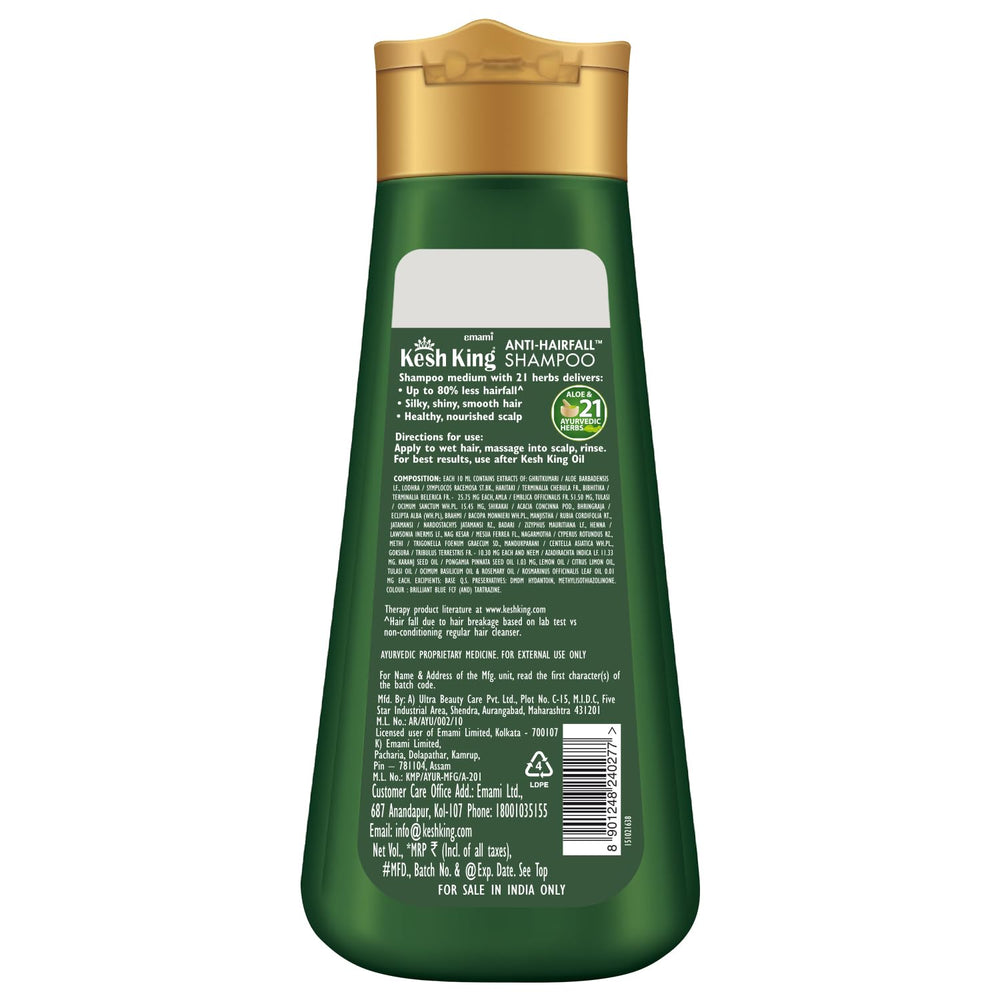KESH KING Champú uso diario: rutina sencilla para cabello limpio y nutrido.