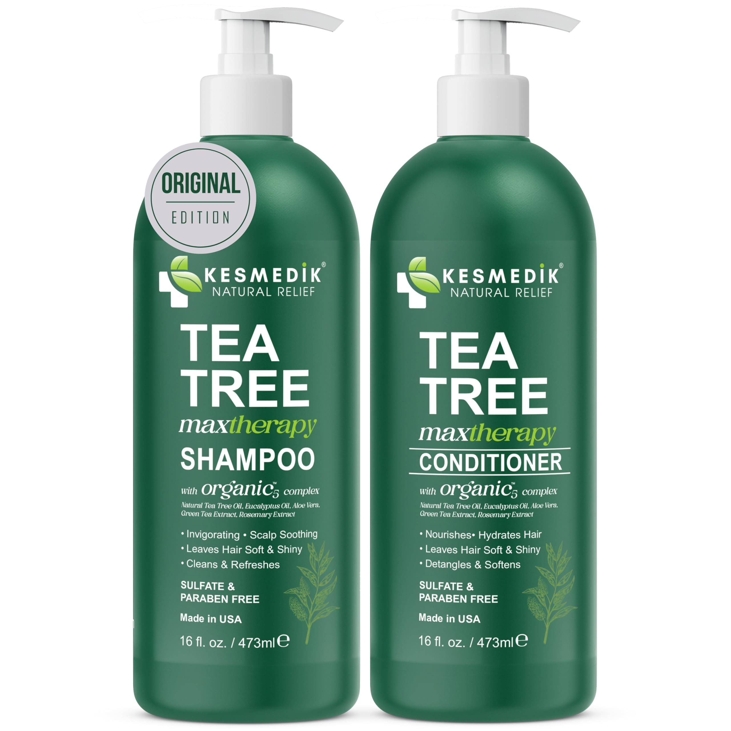 KESMEDIK MaxTherapy display on shelf for daily scalp care routine