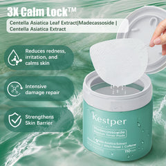 Kestper Toner Pads Centella Asiática ingrediente clave para la barrera.