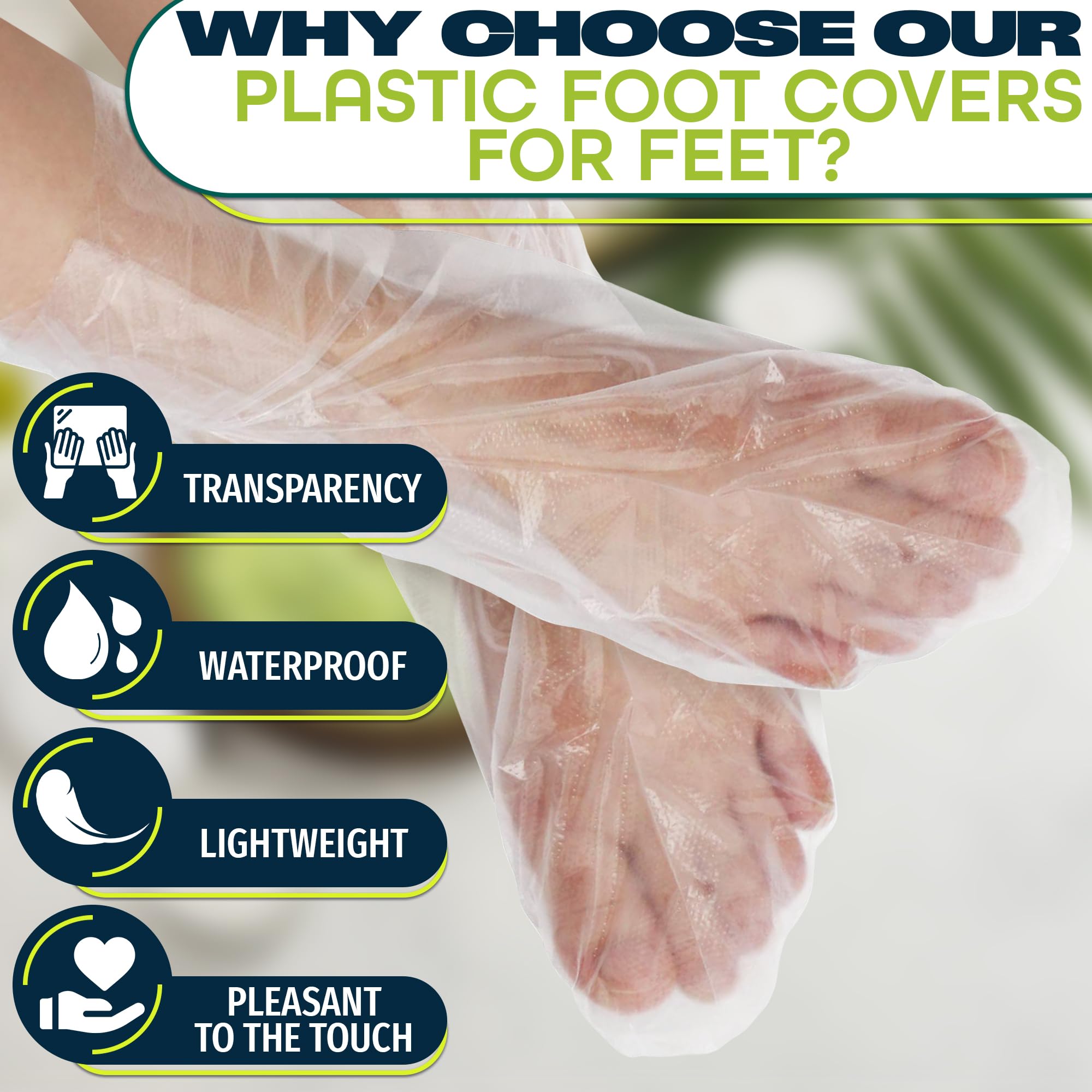 KETAR material plástico duradero y transparente para cuidado de pies