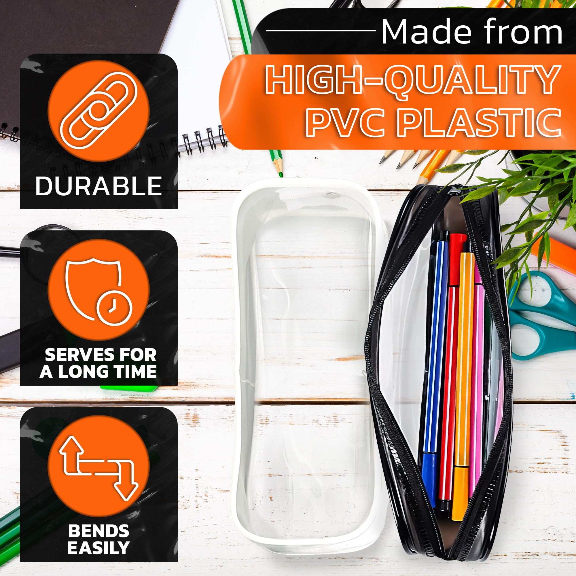 KETAR neceser PVC resistente al agua, ideal para viaje.