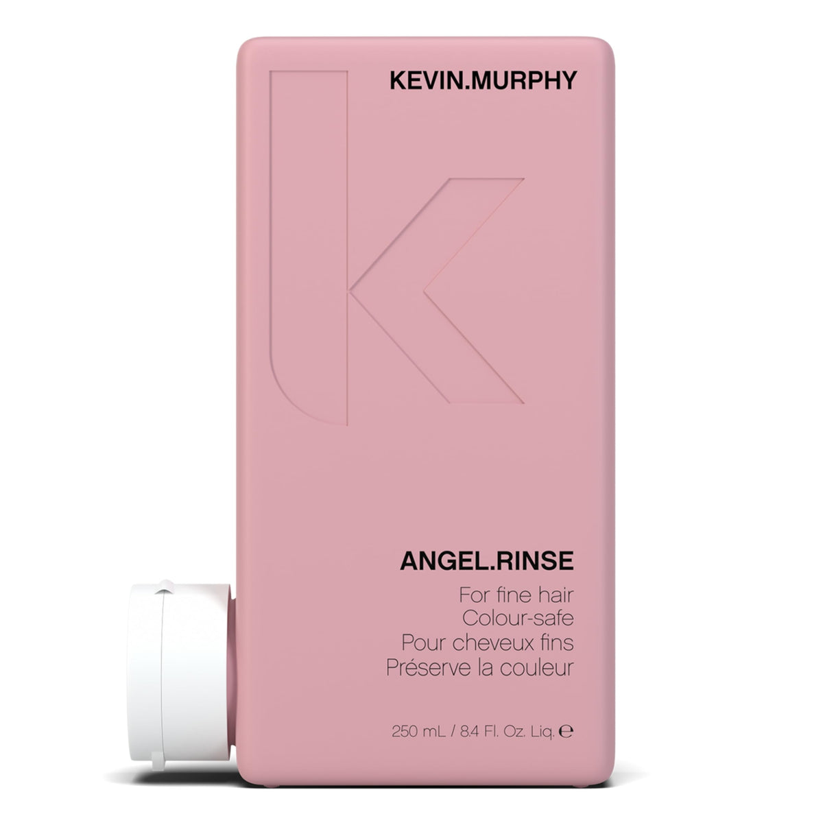 KEVIN.MURPHY ANGEL.RINSE: botella elegante para cuidado delicado del cabello teñido.