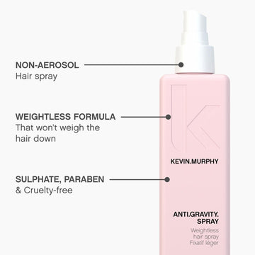 KEVIN.MURPHY Anti.Gravity Spray, control de peinado sin peso para estilos versátiles
