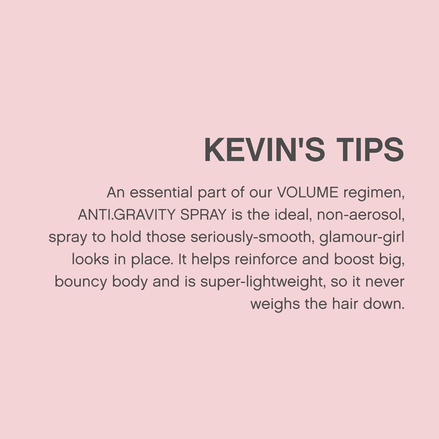 KEVIN.MURPHY Anti.Gravity Spray, extracto de pomelo para nutrición ligera del cabello