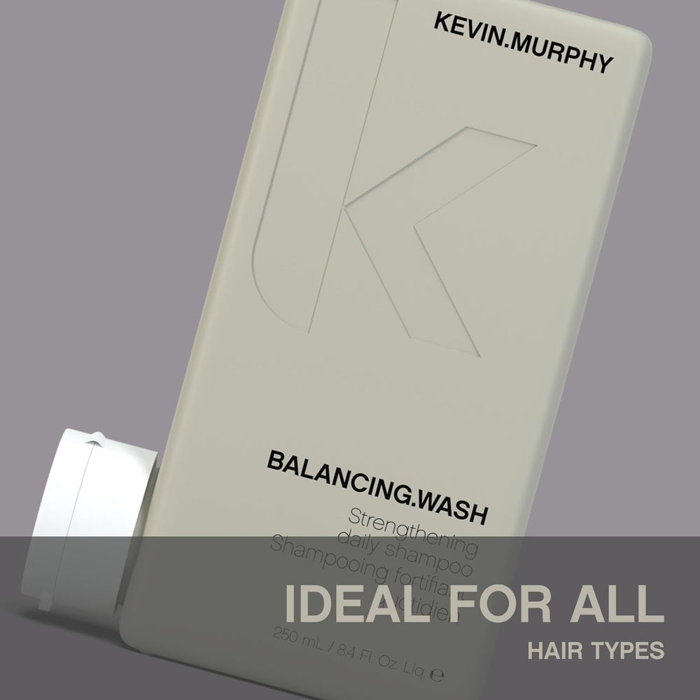 KEVIN.MURPHY BALANCING.WASH envase elegante y listo para uso diario.