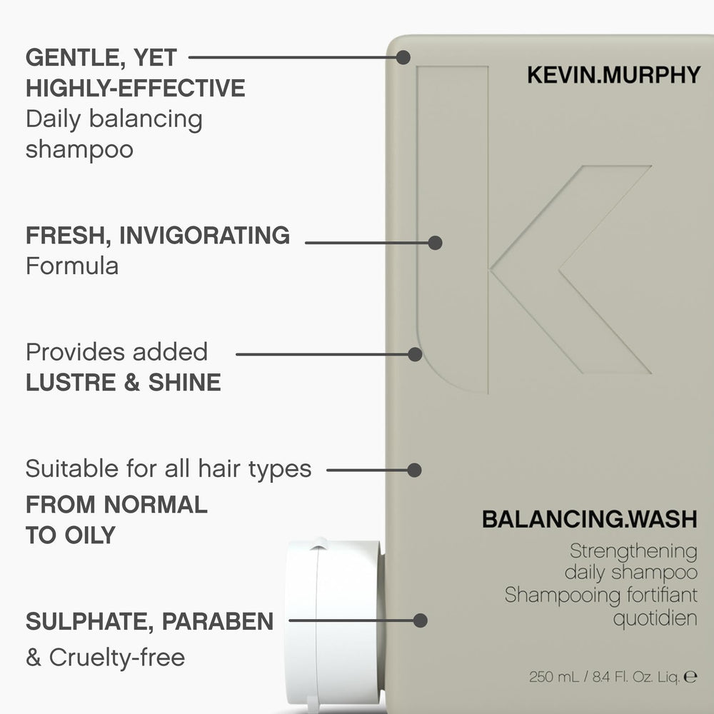 KEVIN.MURPHY BALANCING.WASH ingredientes pomelo y salvia con aroma fresco.