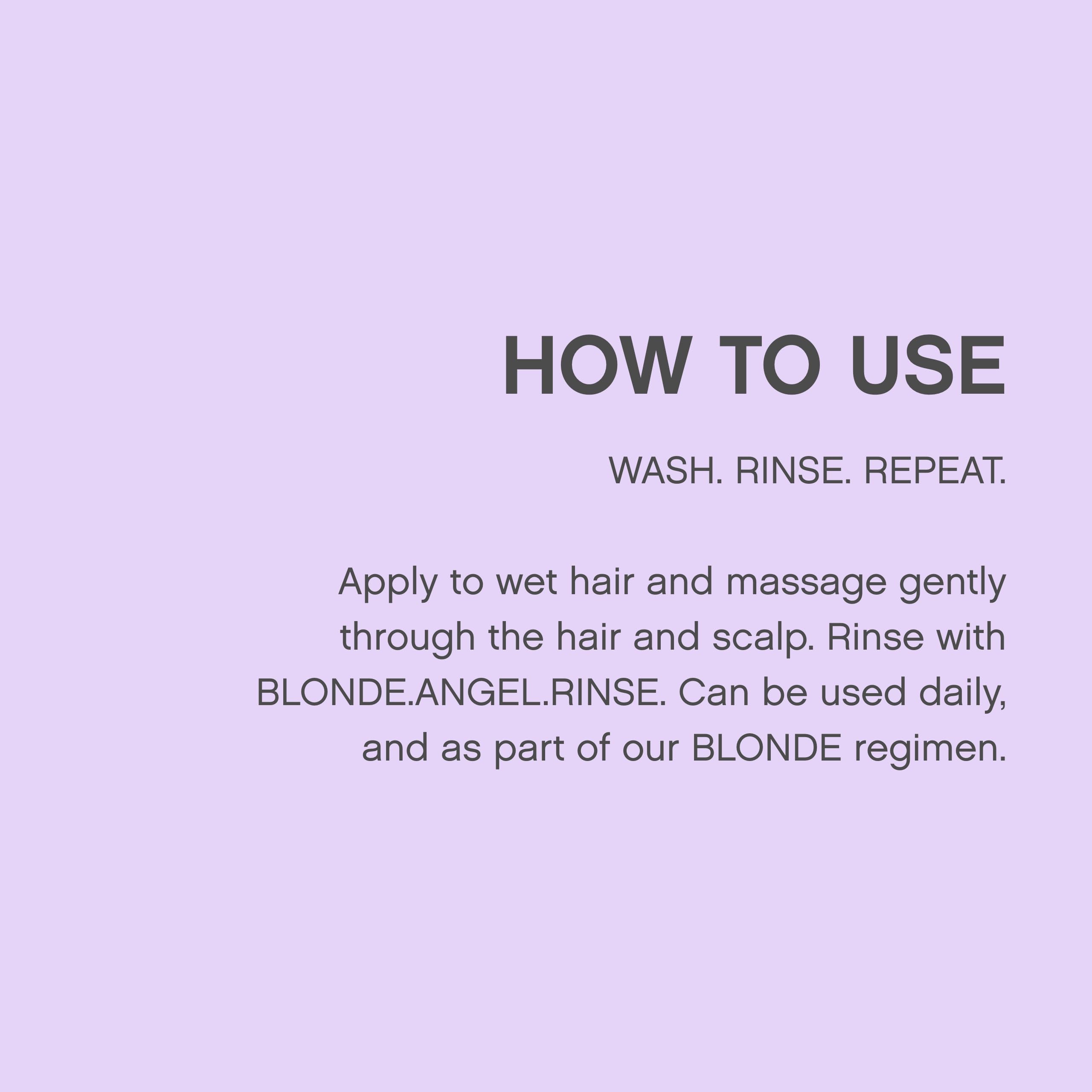 KEVIN.MURPHY BLONDE.ANGEL.WASH, fórmula libre de sulfatos y parabenos.