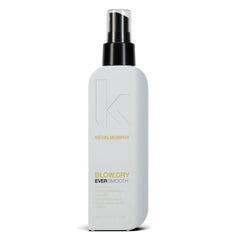 KEVIN.MURPHY BLOW.DRY EVER.SMOOTH muestra una botella vertida para acabado suave.