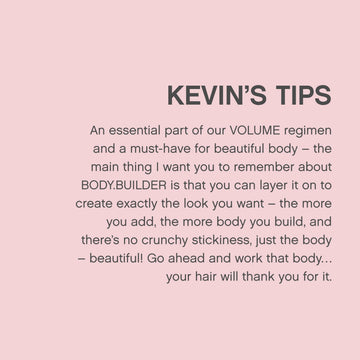 KEVIN.MURPHY BODY.BUILDER, sin-sulfatos, cuidado suave para uso diario.