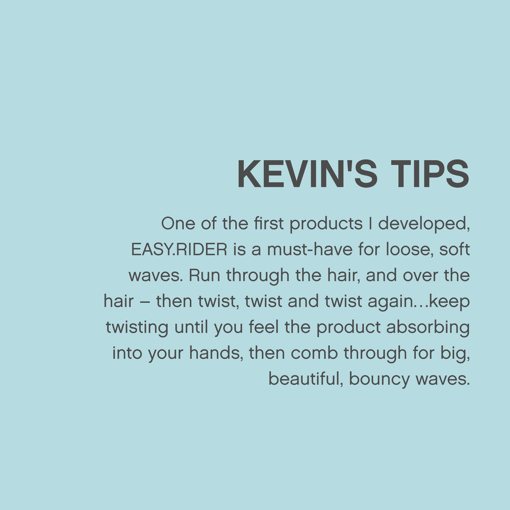 Kevin.Murphy EASY.RIDER sin sulfatos ofrece cuidado suave y seguro.