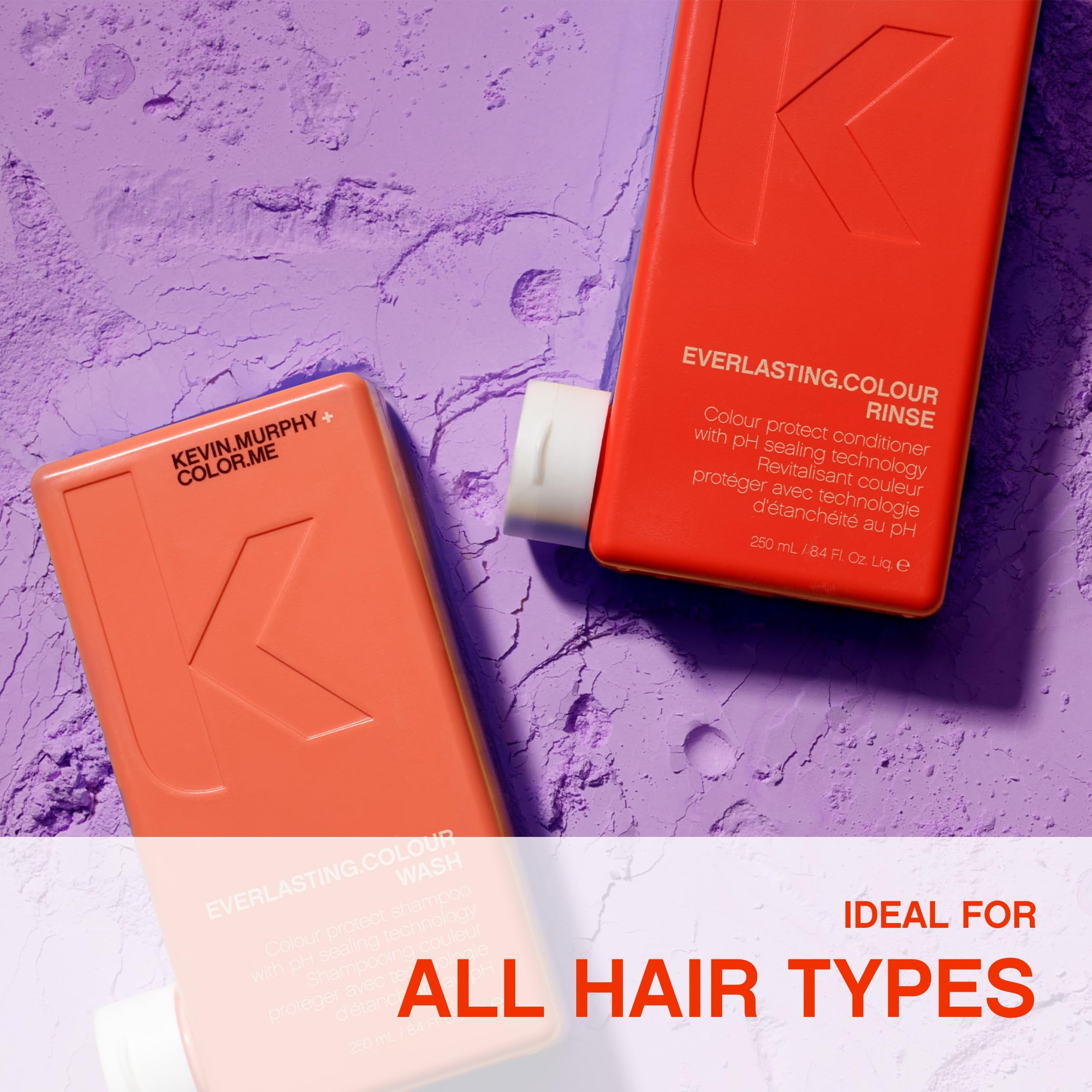 KEVIN.MURPHY EVERLASTING.COLOUR RINSE, envase de 250 ml para uso diario.