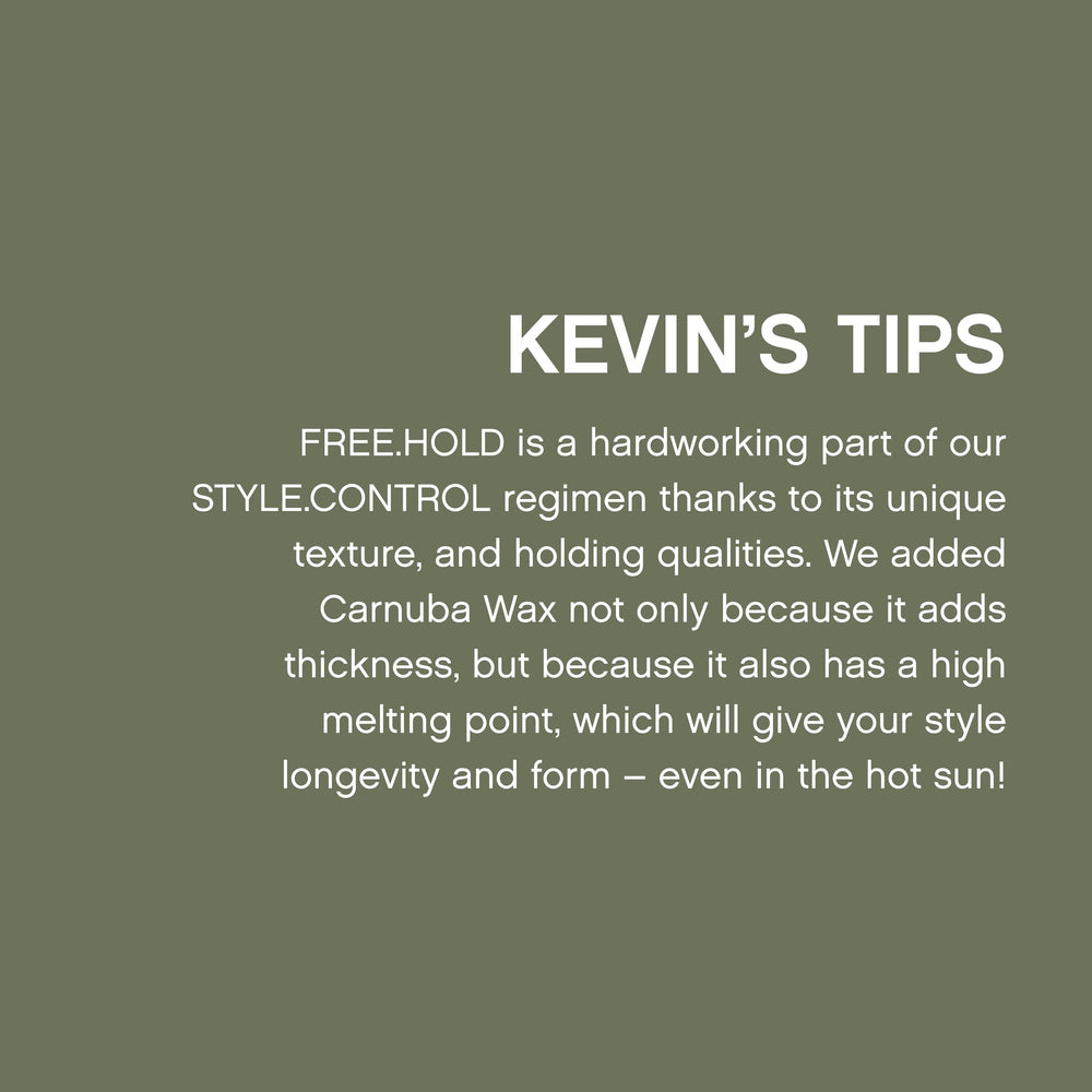 Fijación flexible de KEVIN.MURPHY FREE.HOLD para estilos versátiles