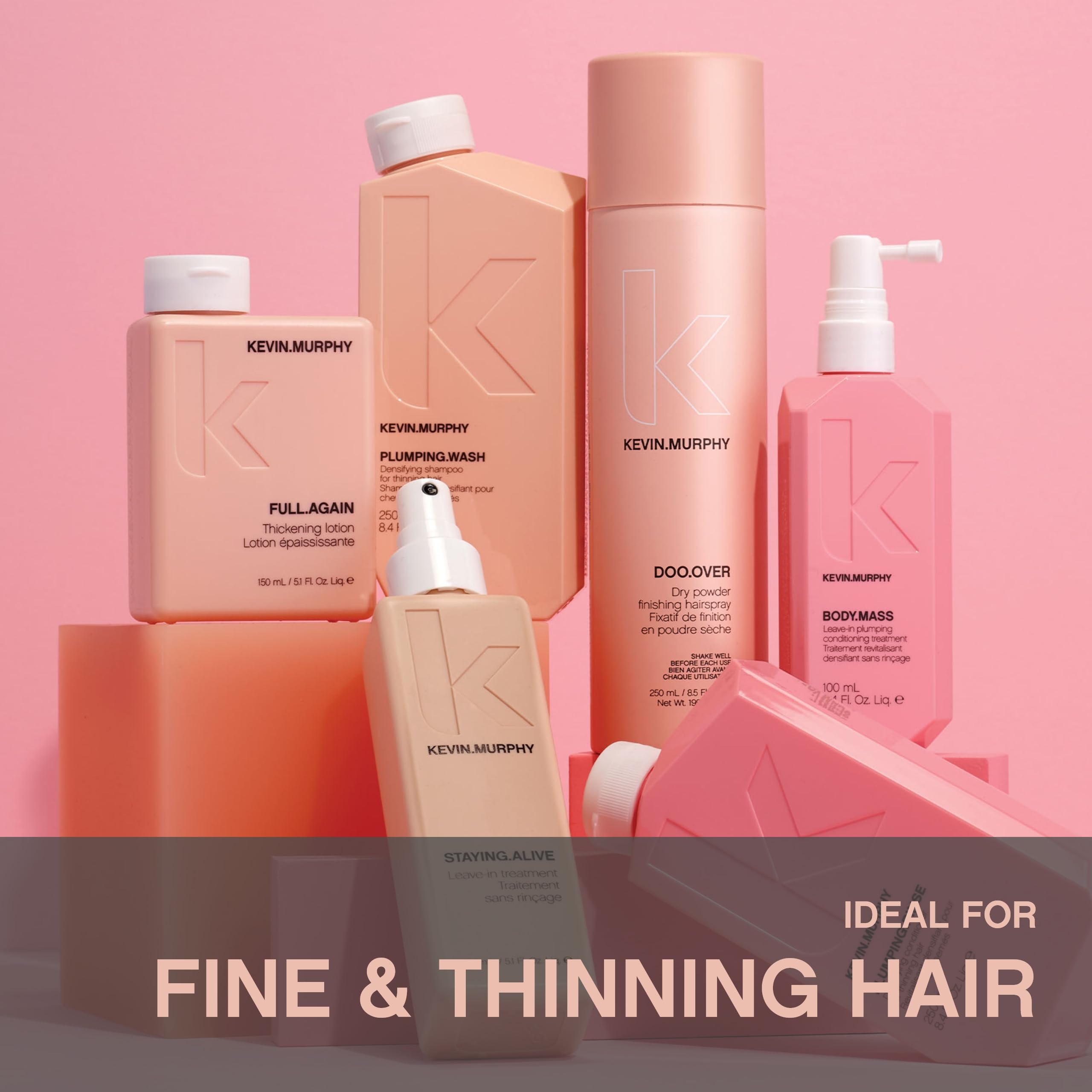 Kevin.MURPHY FULL.AGAIN — aperçu avant/après sur cheveux fins.