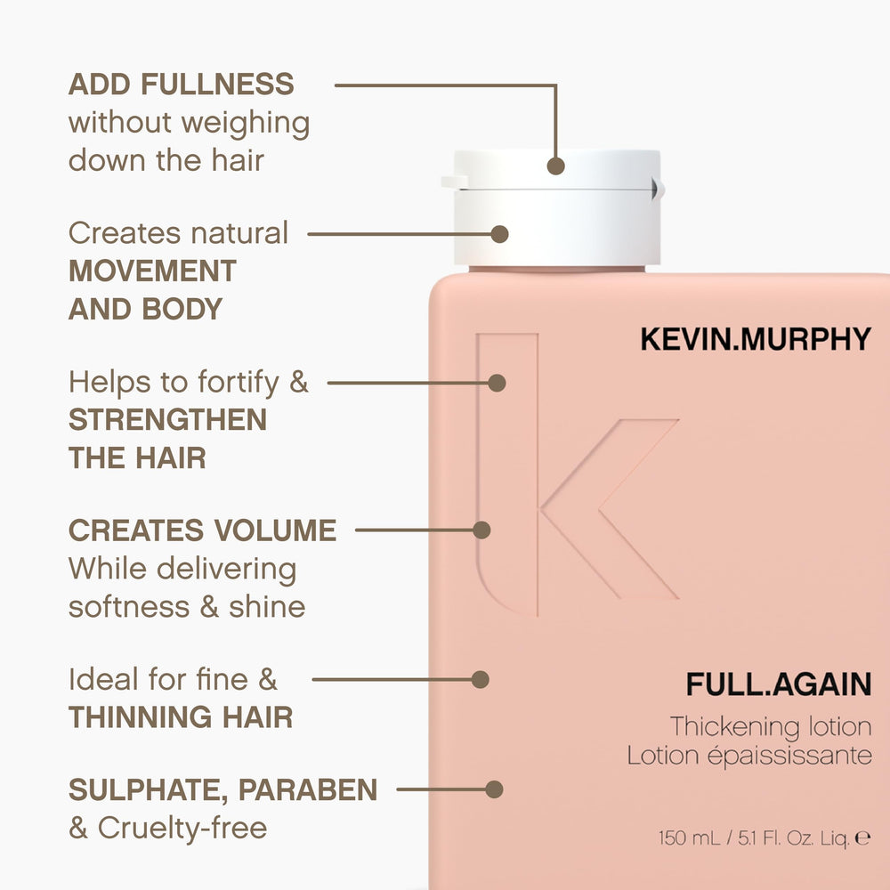 Kevin.MURPHY FULL.AGAIN — effet volumisant visible sur cheveux fins.