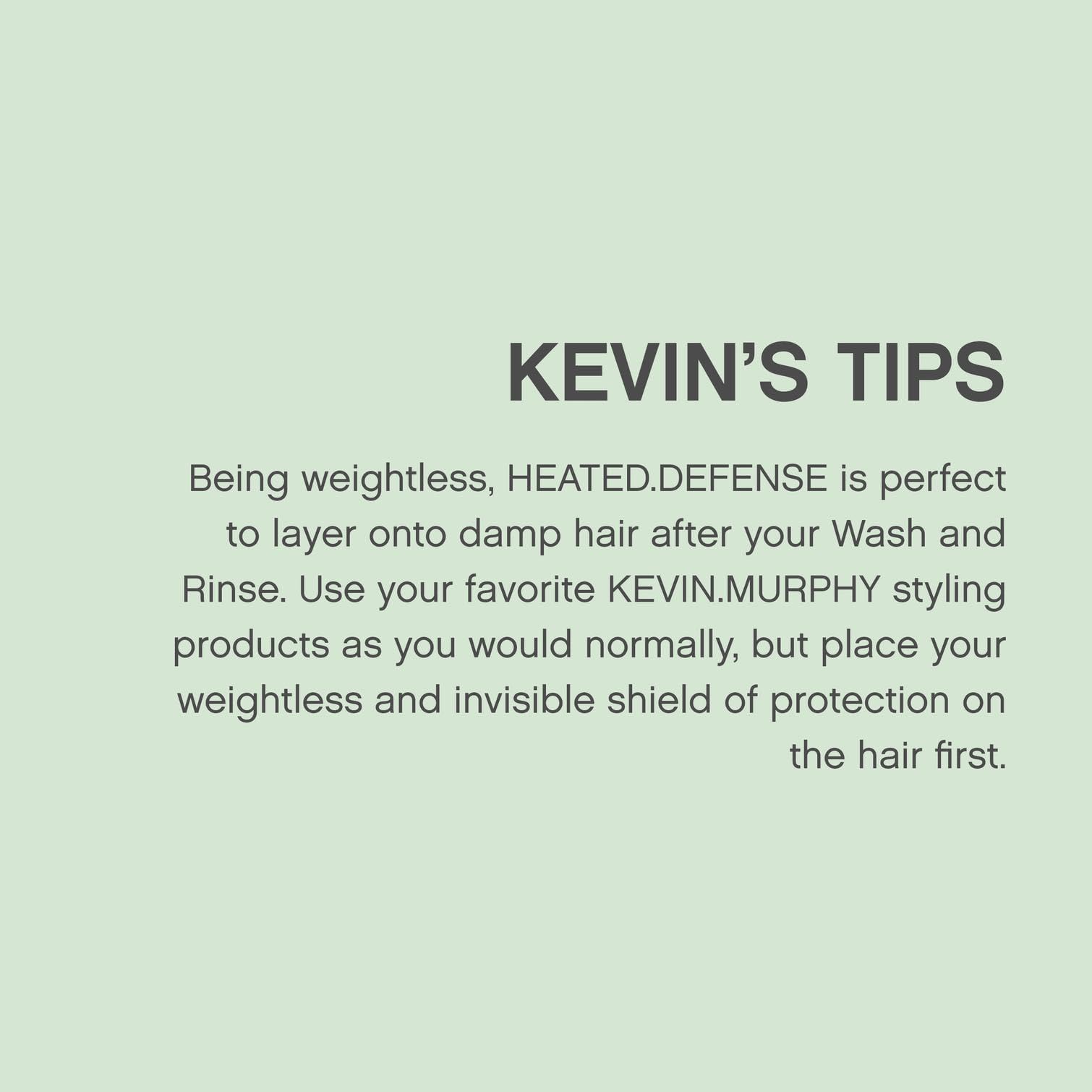 Kevin Murphy Heated.Defense libre de sulfatos y parabenos