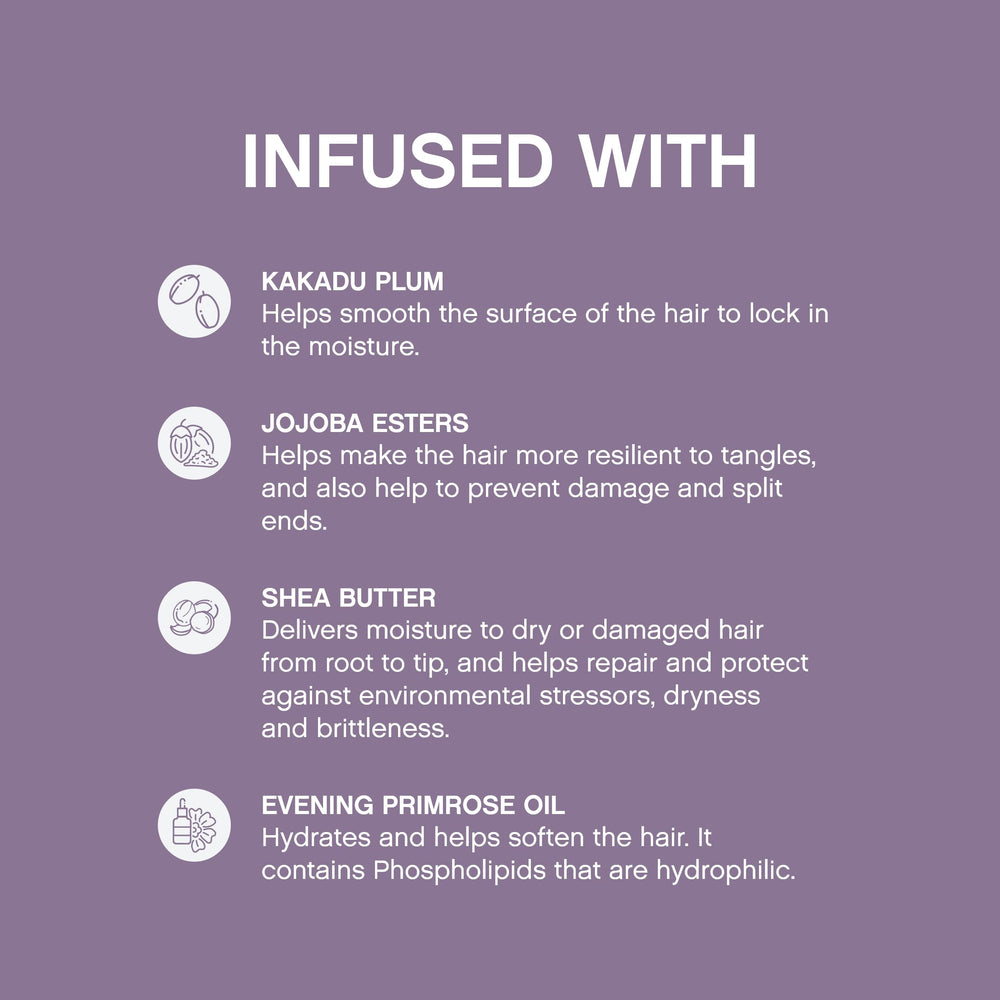 HYDRATE-ME.RINSE, ingredientes Kakadu Plum, cuidado antioxidante para el cabello.