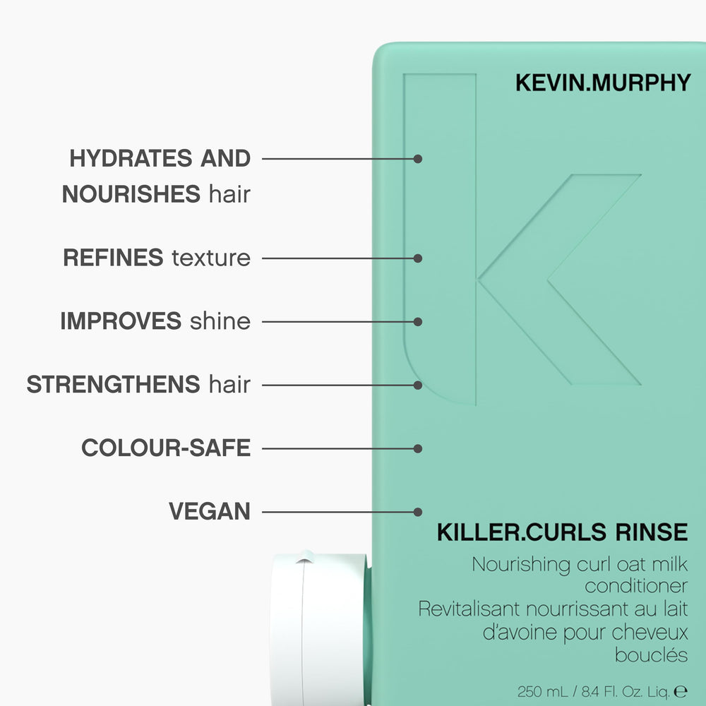 KEVIN.MURPHY Killer.Curls Rinse ofrece brillo y definición para rizos