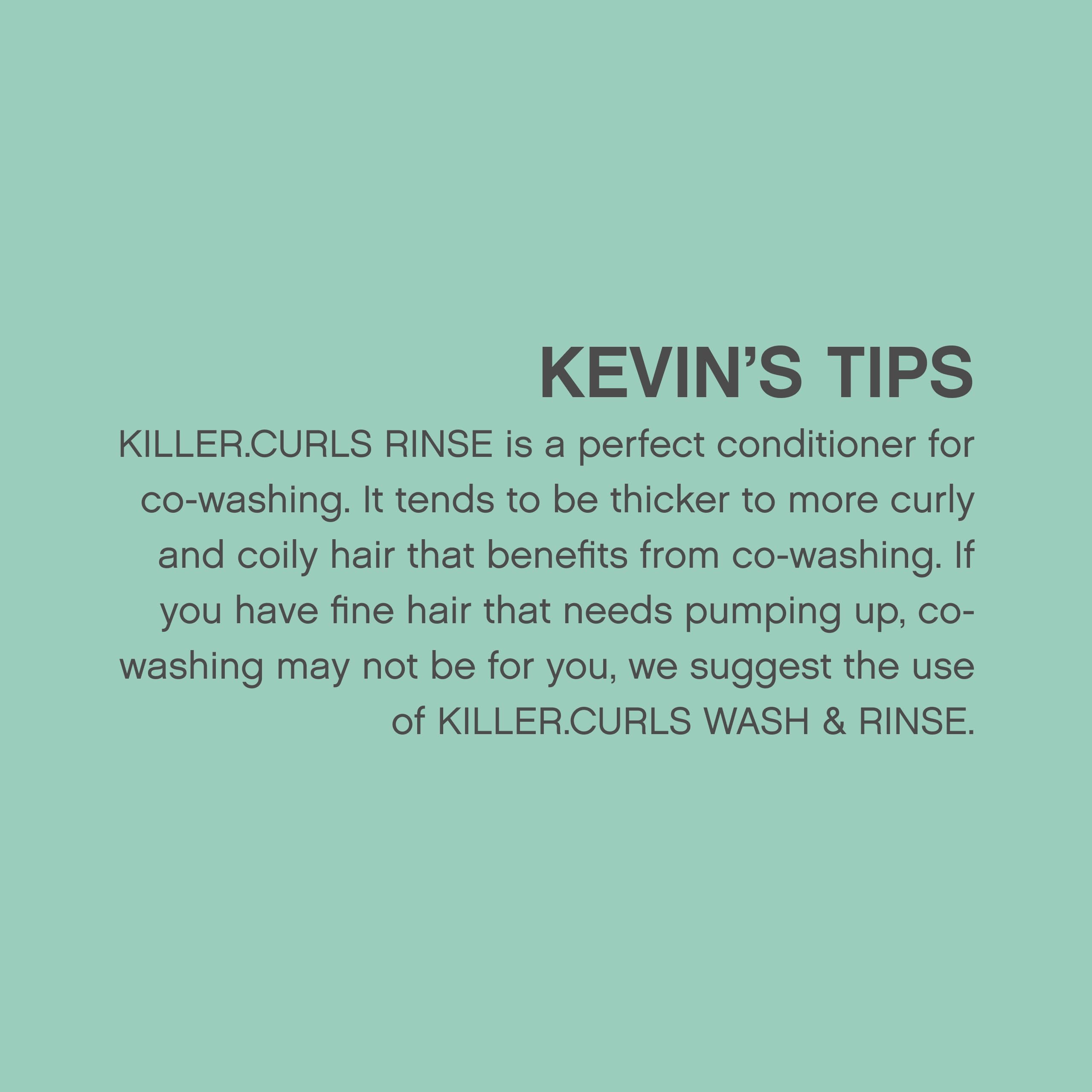 Protección del color con Killer.Curls Rinse para tonos vivos