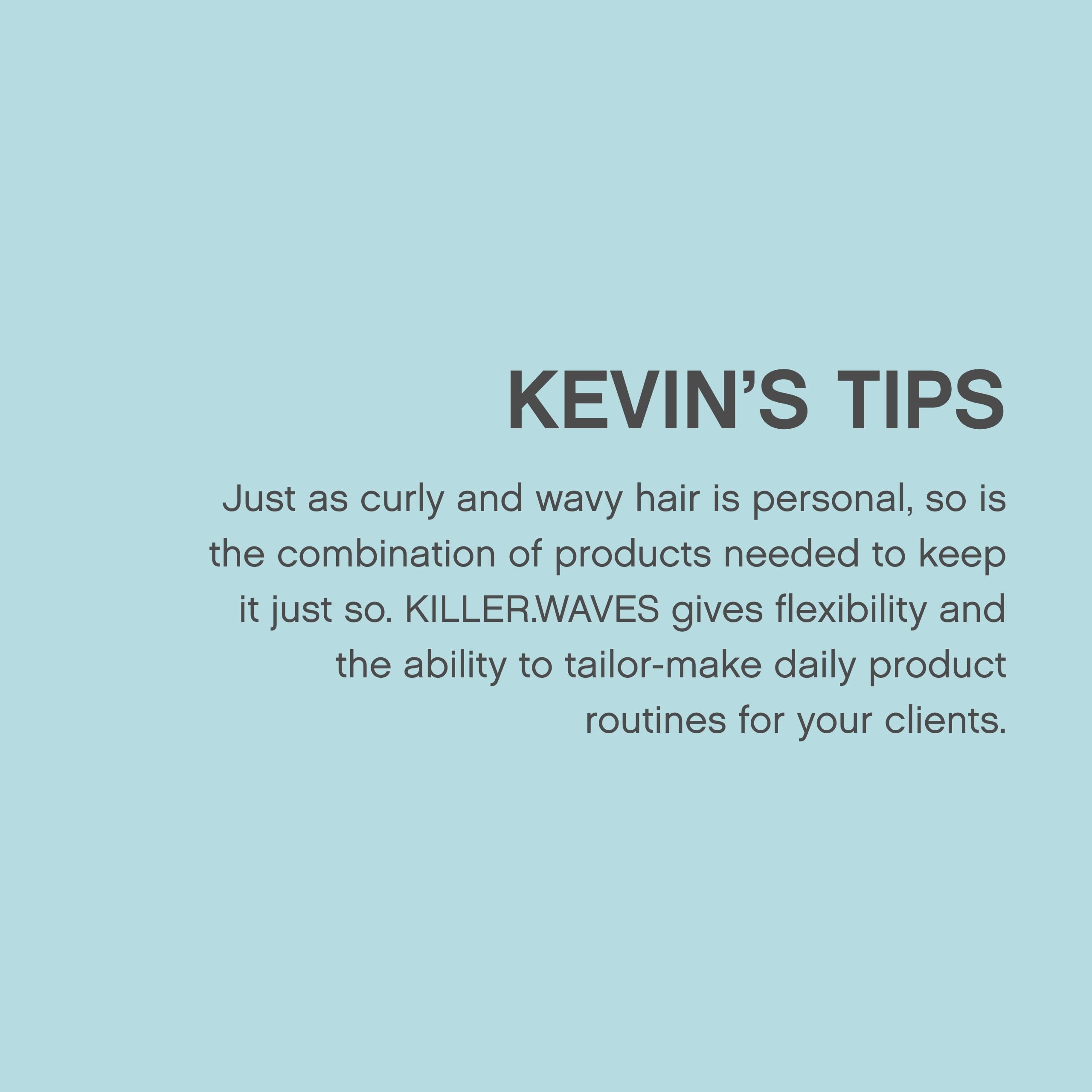 KEVIN.MURPHY Killer.WAVES uso diario para ondas sin peso en cabellos rizados