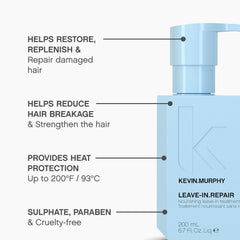 KEVIN.MURPHY Leave-In.Repair: keratina para fortalecer la fibra capilar.