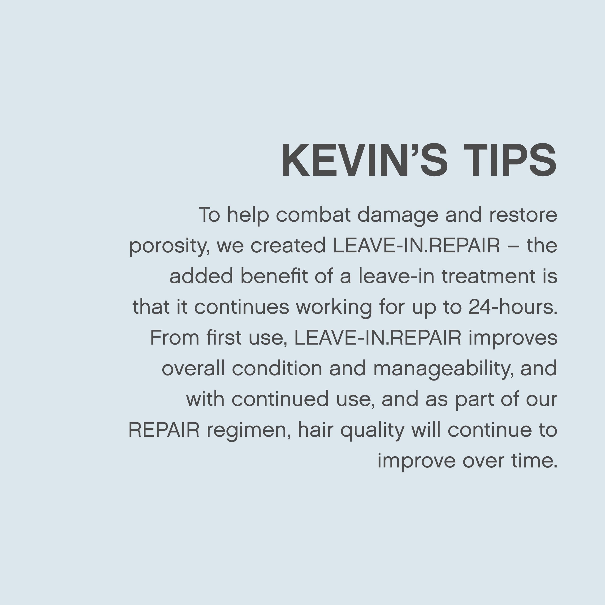 KEVIN.MURPHY Leave-In.Repair: apto para todos los tipos de cabello.