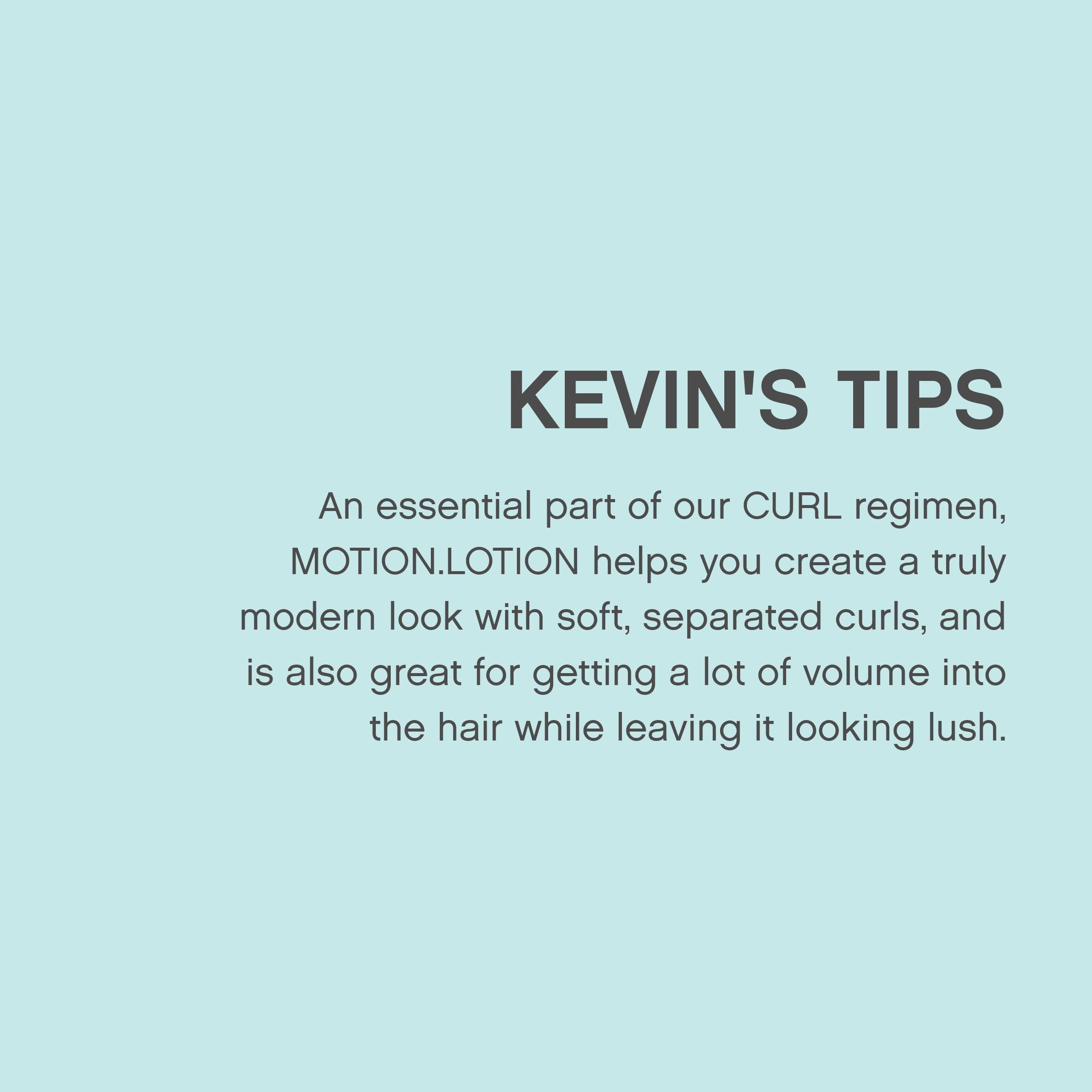 KEVIN.MURPHY Motion.Lotion aceite de sésamo nutre cabello y cuero cabelludo
