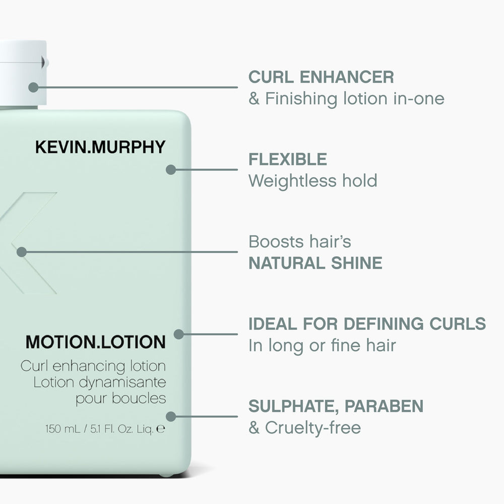 KEVIN.MURPHY Motion.Lotion brillo natural en rizos para un look suave