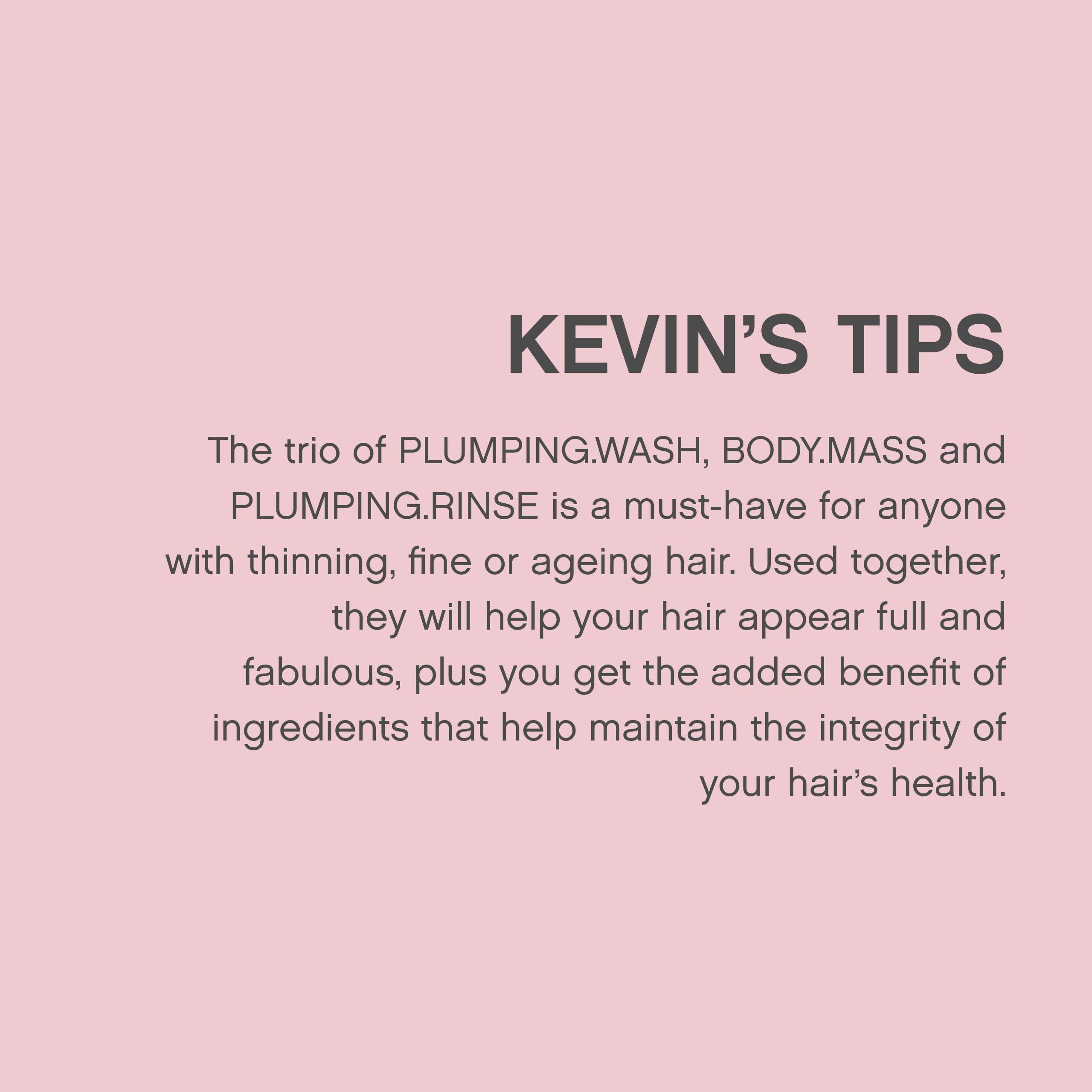 Kevin.Murphy Plumping.Rinse – beurre de karité nourrissant et démêlant.