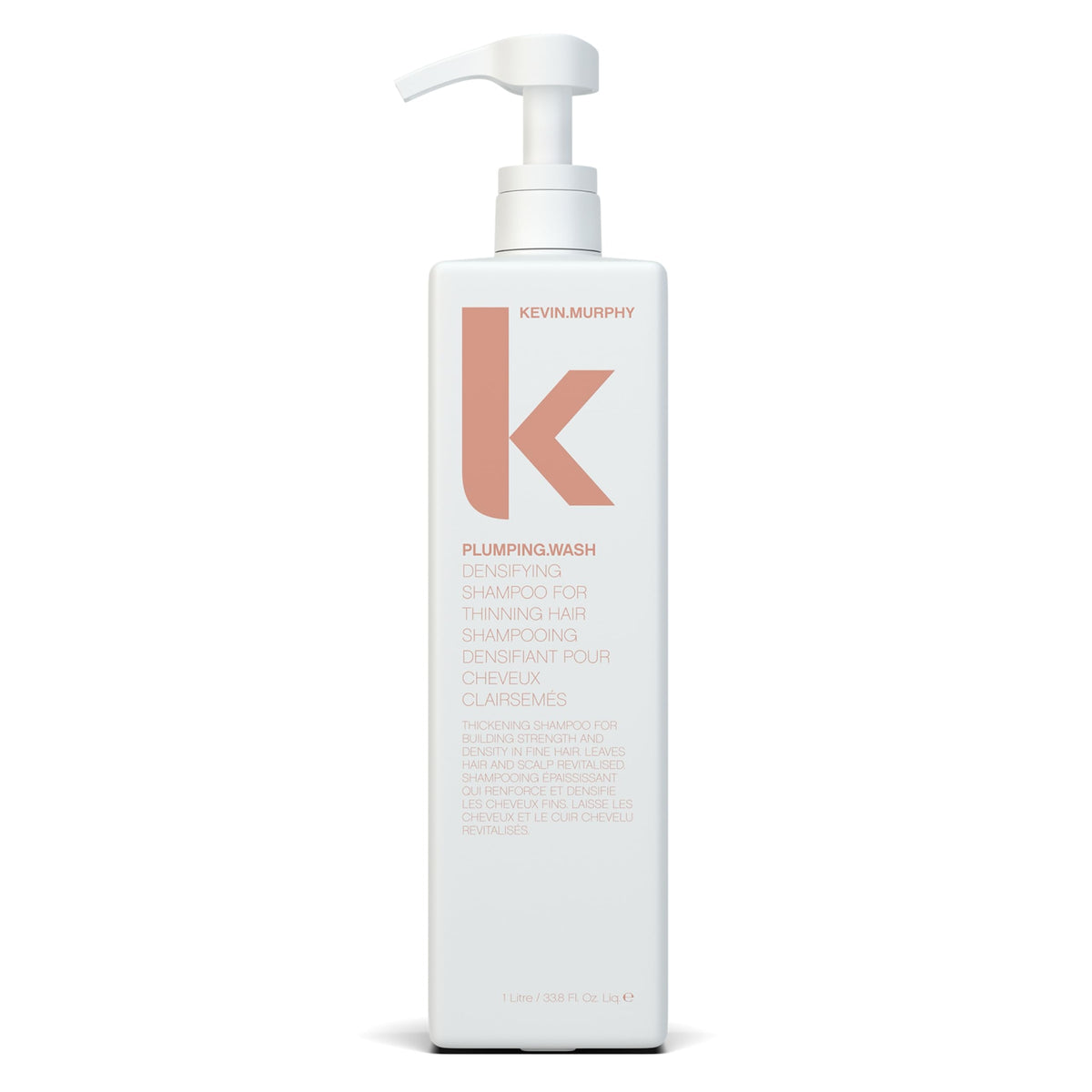 KEVIN.MURPHY Plumping.Wash – bouteille en gros plan pour cheveux fins et densité.