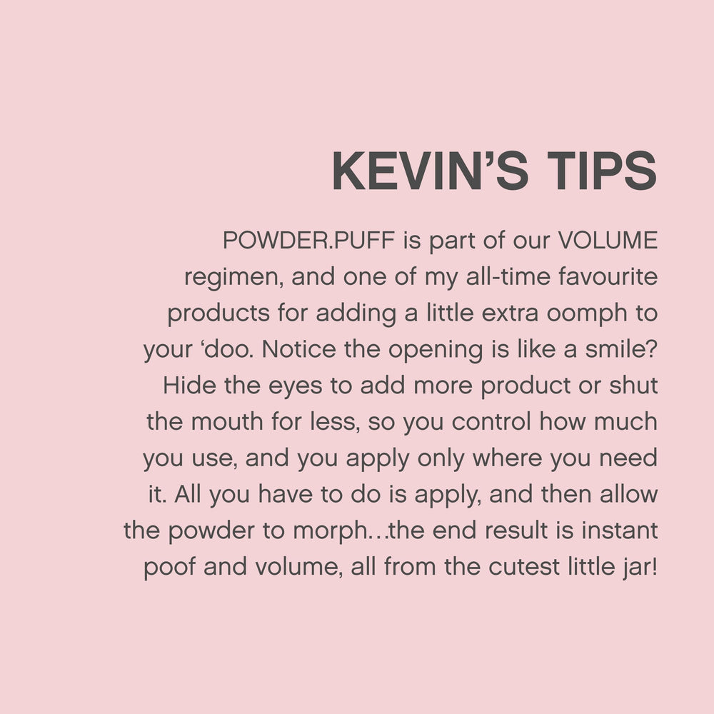 Kevin Murphy Polvo Puff: peinados express con efecto voluminizante.
