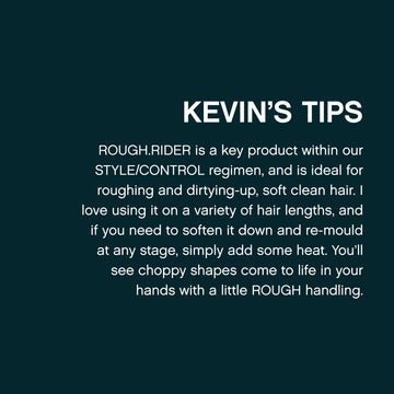 KEVIN.MURPHY Rough.Rider ingredientes soja y bambú fortalecen el cabello.
