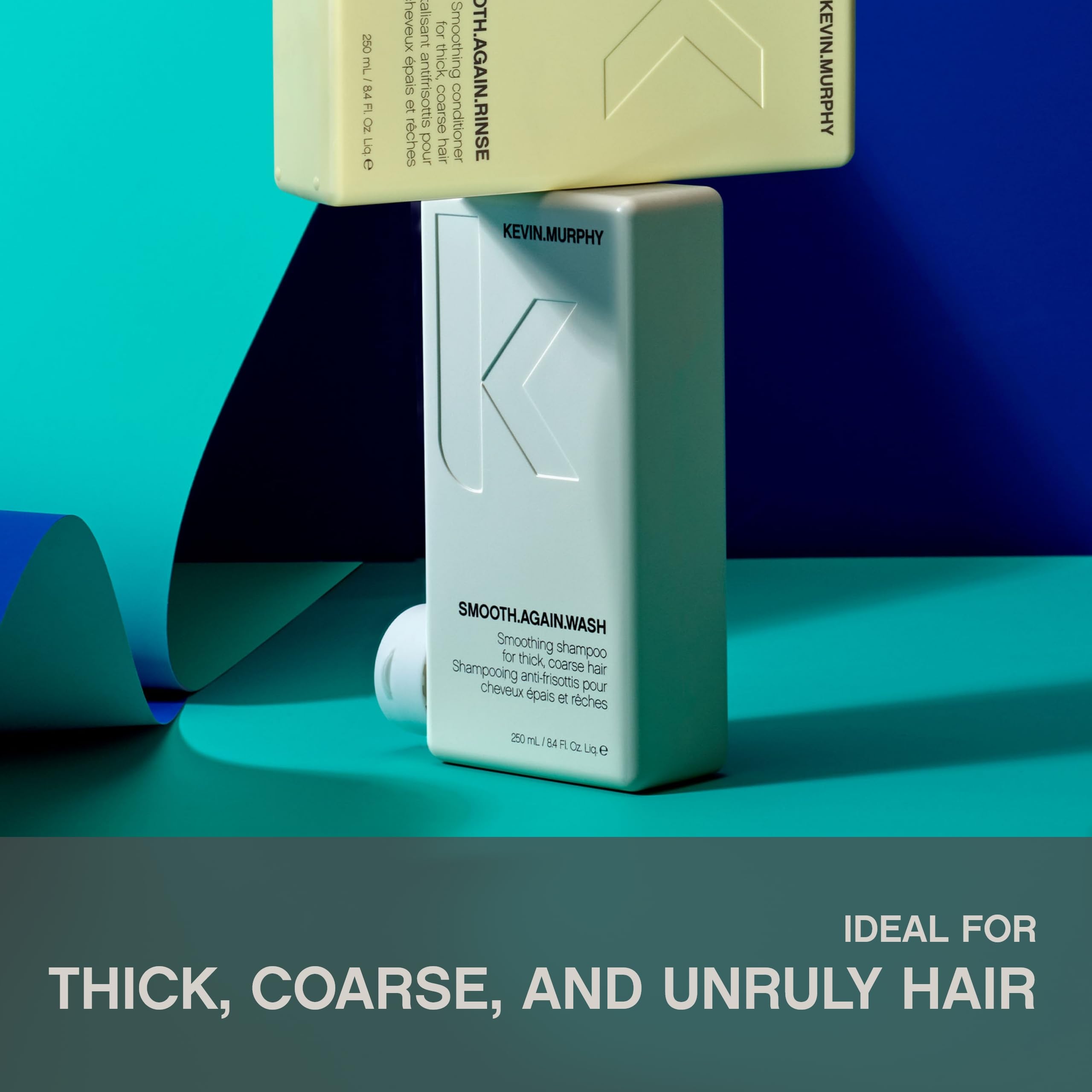 KEVIN.MURPHY Smooth.Again.Wash: primer plano del brillo sedoso.