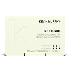 Empaque compacto de KEVIN.MURPHY SUPER.GOO para retoques diarios.