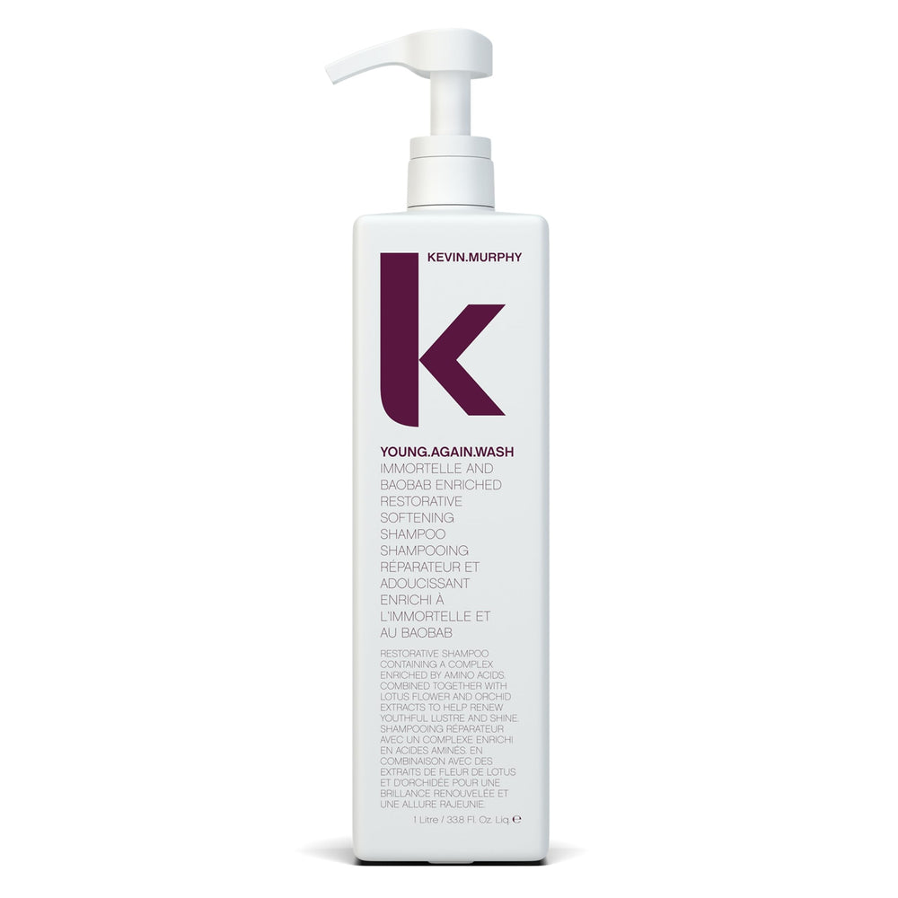 KEVIN.MURPHY Young.AGAIN.WASH botella de 1 L para hidratación profunda del cabello