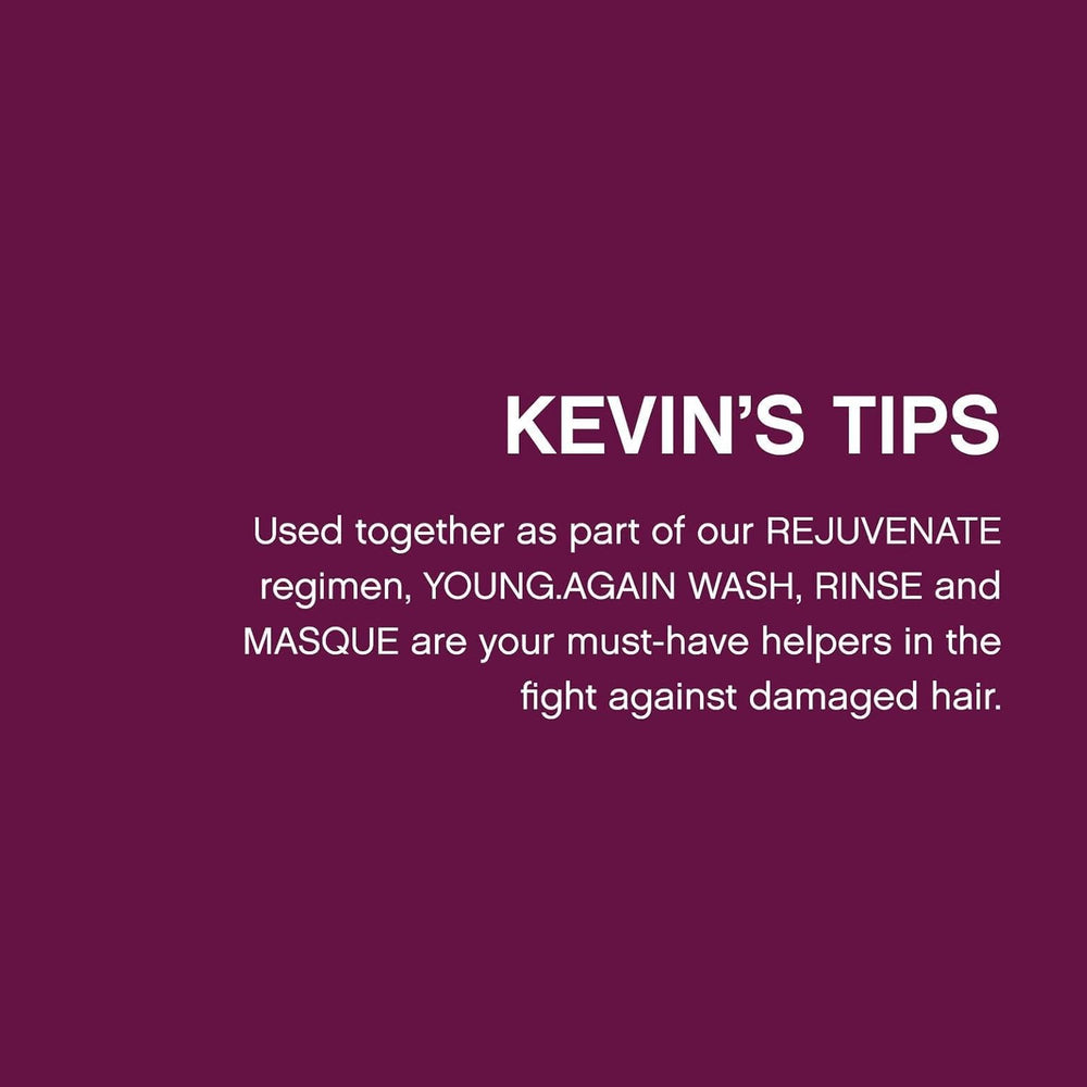 Ingredientes clave aminoácidos baobab y flor de loto en KEVIN.MURPHY Young.AGAIN.WASH