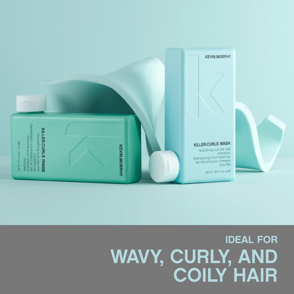KEVIN.MURPHY Killer.Curls Wash contiene aceite de soja para mantener textura y brillo