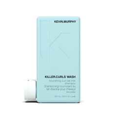 KEVIN.MURPHY Killer.Curls Wash, bote elegante para cuidado diario de rizos definidos y con color seguro