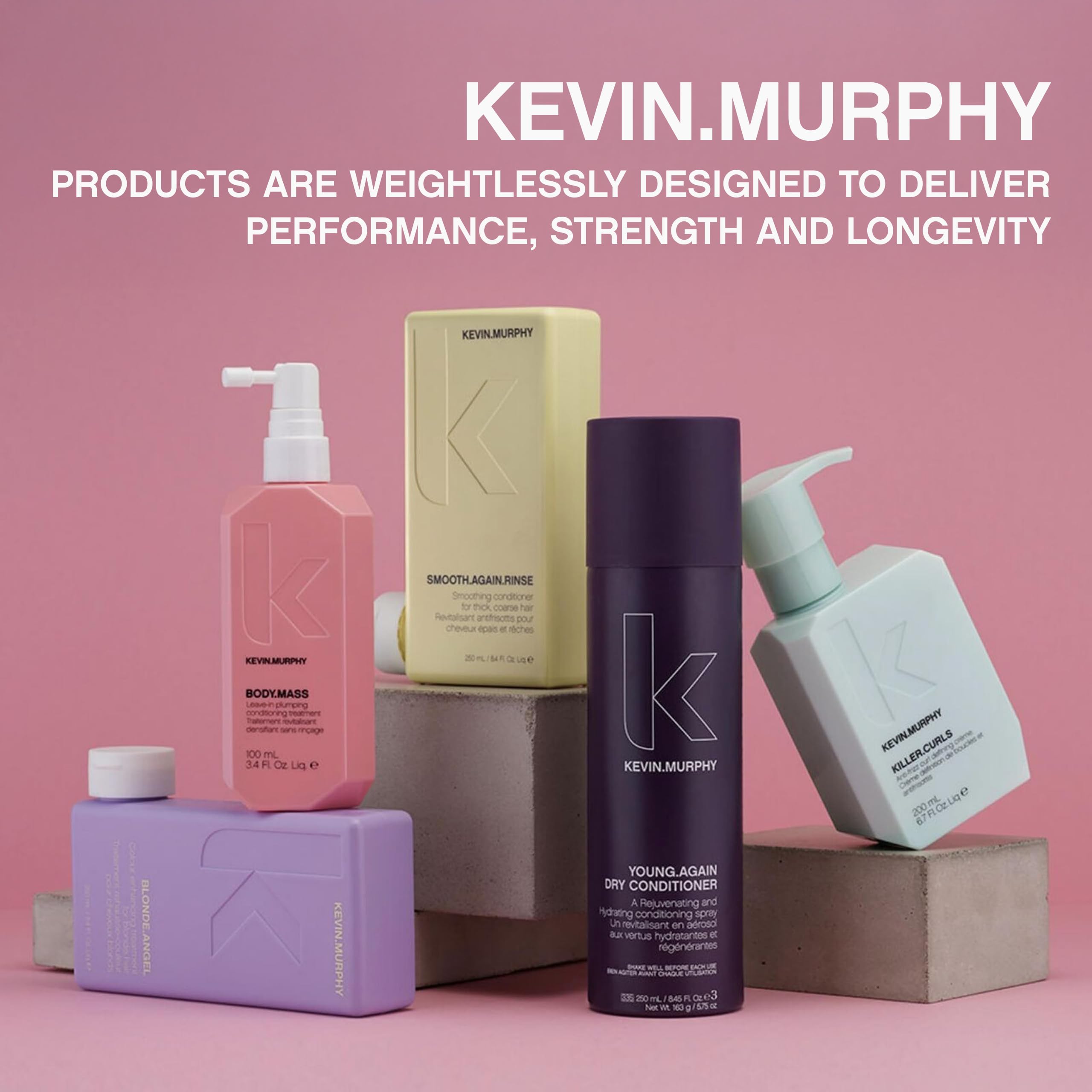 KEVIN.MURPHY Killer.Curls Wash envase reciclable y diseño pensado para rutina diaria