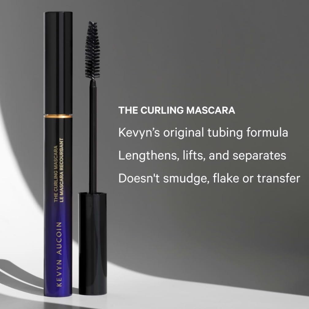 Mascara rizadora Kevyn Aucoin con tecnología de tubos para acabado limpio.