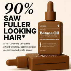 Keyoma Batana Oil: brillo suave y cabello sano tras la aplicación.